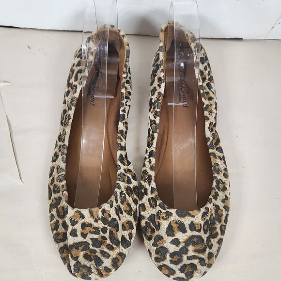 Lucky Brand Emmie Ballet Flats Animal Print Size 7 casual school office festival - Picture 3 of 11